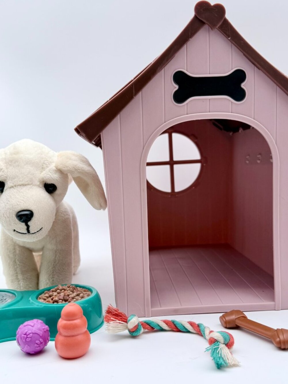 Our Generation Plush Dog House Play Set Accessories Battat
